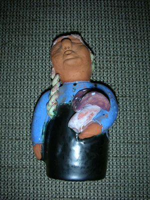 Tmi Savimuotoilu sienenkerääjä figuuri