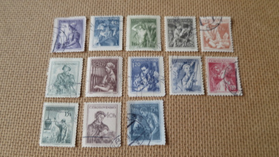 Tsekkoslovakia 1954: ammatteja