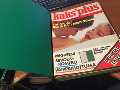 KAKS PLUS LEHTI 1976 VUOSIKERTA KANSIOSSA HYVÄ