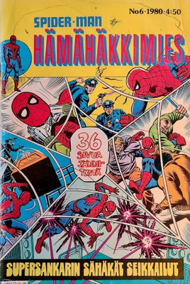 Hämähäkkimies No 6 1980 - Marvel-sarjakuvalehti