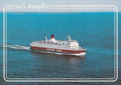 LAIVAKORTTI - M/S ROSELLA - 10