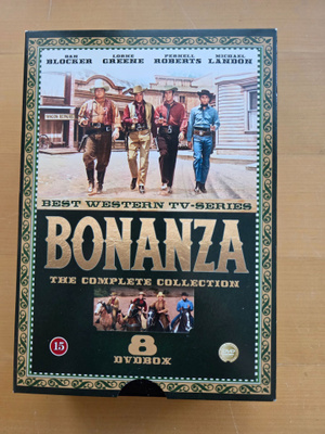 BONANZA . 8DVD . 1 KAUSI . 32 JAKSOA . SUOMI TXT