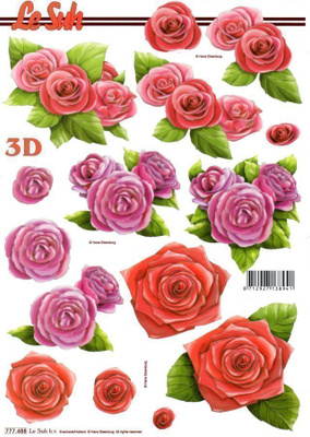 3D °°PUNAISET RUUSUT°° /Le Suh