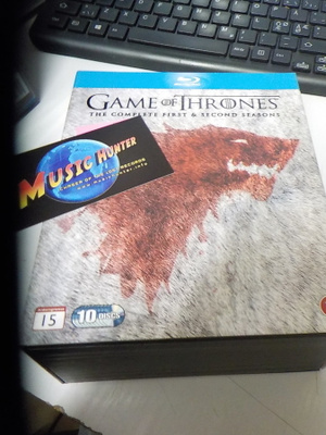GAME OF THRONES 1. JA 2. TUOTANTOKAUSI UUSI BLU-RAY BOKSI