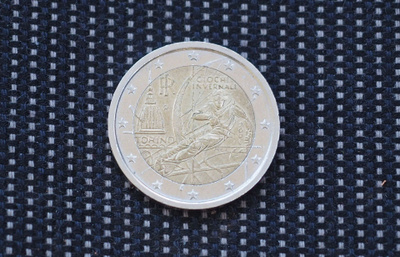 2 EUR Italia Torinon olympialaiset 2006