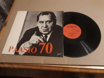 Heikki Kymäläinen : Paasio 70 lp 1973 Rafael Paasio nm/nm