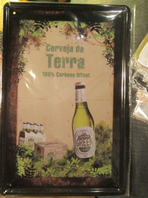 Peltikyltti olut. Cerveja da Terra