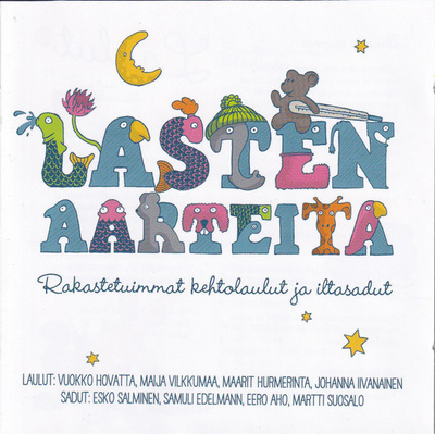 LASTEN AARTEITA rakastetuimmat kehtolaulut ja iltasadut 2CD