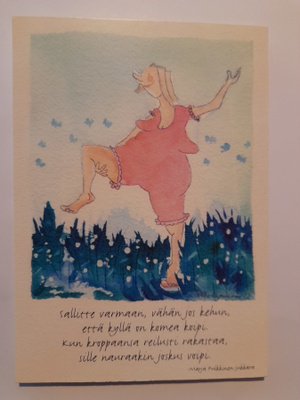 Sallitte varmaan, vähän jos kehun...