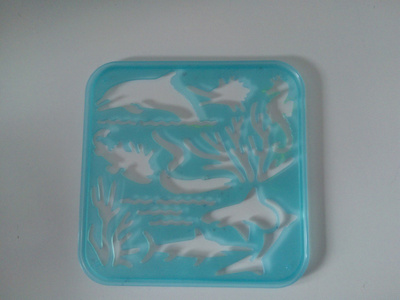 TUPPERWARE Piirrustuslevy : delfiini vesikasvit hai