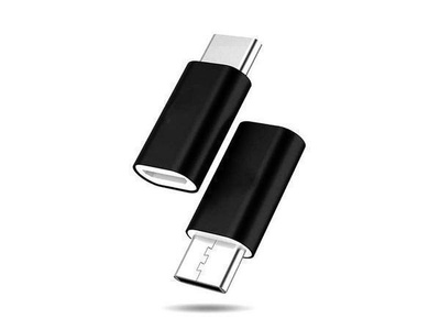 MaKant USB C uros - Micro B naaras Adapteri, musta *UUSI*
