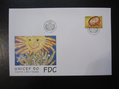 FDC 1996 Unicef 50 vuotta