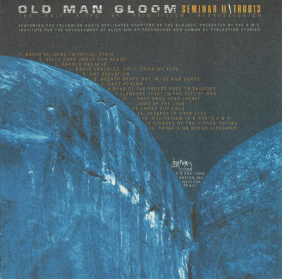 Old Man Gloom - Seminar II: The Holy Rites Of Primitivism CD