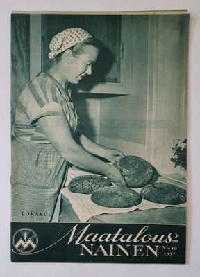 Maatalousnainen # 10 / 1957 + tilauskaavake