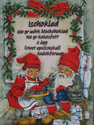 Ingrid Elf tontuilla jääsuklaan resepti