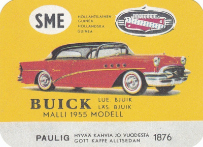 AUTOKORTTI - BUICK MALLI 1955