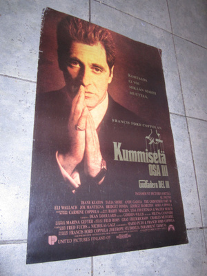 KUMMISETÄ III - VANHA ORIG ELOKUVAJULISTE :  n 60 x 40 cm