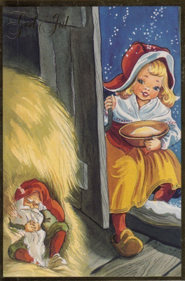 Lars Carlsson: Tontulle puuroa (taittokortti)