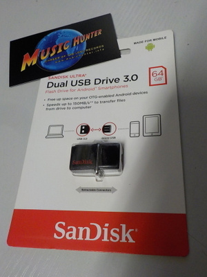 SANDISK ULTRA DUAL USB 3.0 MUISTI 64GB (+)