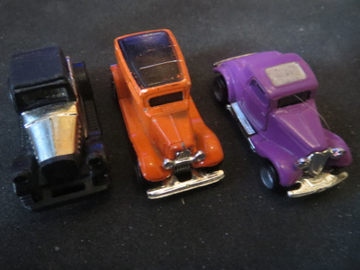 Keräilyauto: kolme pientä