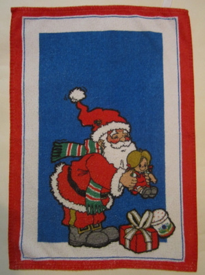 Retro joulupukki seinävaate / pyyhe