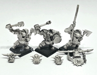 WHFB - Black Orc Command Group [B7]
