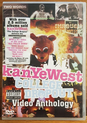 KANYE WEST - COLLEGE DROPOUT DVD+Bonus CD videokokoelma