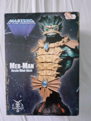 MOTU MERMAN  BUST - HEMAN  - HEAD HUNTER STORE.