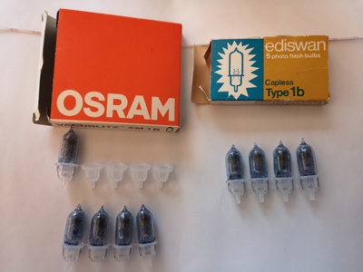 Osram xm 1b ja ediswan 1b
