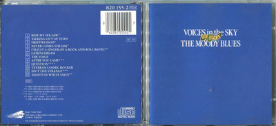 THE MOODY BLUES . CD-LEVY . VOICES IN THE SKY .THE BEST OF