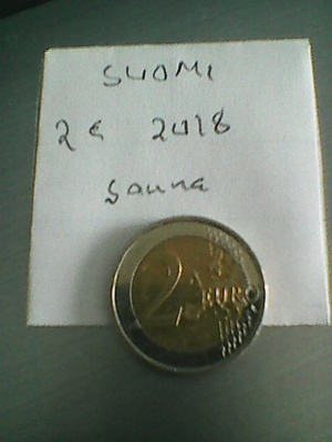 Suomi 2 € 2018, sauna