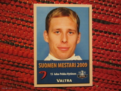 JYP SUOMEN MESTARI 2009 POSTIKORTTI JUHA-PEKKA HYTÖNEN