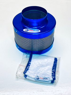 Aktiivihiilisuodatin Bull Filter 200m3/h ø100mm