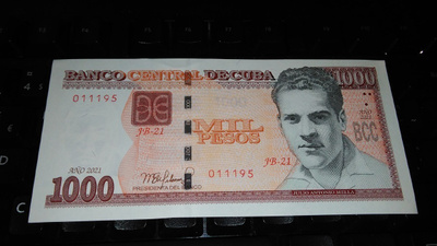 Kuuba Cuba 1000 Pesos 2021 UNC