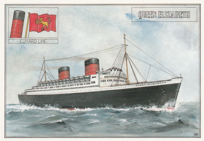 LAIVAKORTTI - QUEEN ELIZABETH