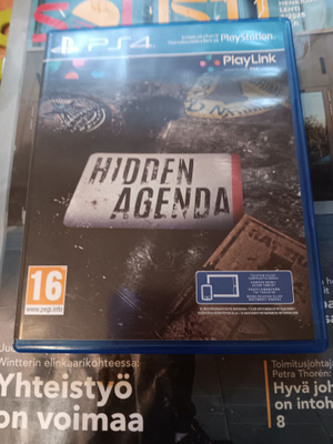 PS4 Hidden Agenda videopeli