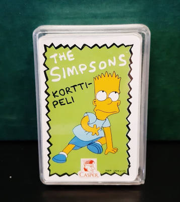The Simpsons korttipeli hieno kunto