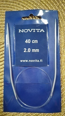 NOVITA pyöröpuikot 40 cm 2.0 mm