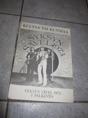 SYKSYN SÄVEL 1973 - nuotti kultaa tai kunniaa