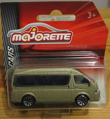 Toyota Hiace Bus 4 door Shampagne Gold Majorette Street 1:69