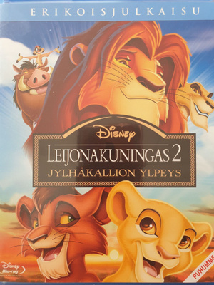 LEIJONAKUNINGAS 2 BLU-RAY SUOMIPUHE