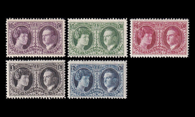 Luxemburg 182-6 * Postimerkkinäyttely (1927)