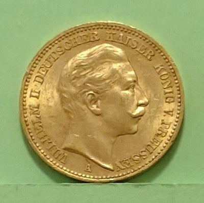 Saksa, 20 Mark 1906, aika hyvä kunto.