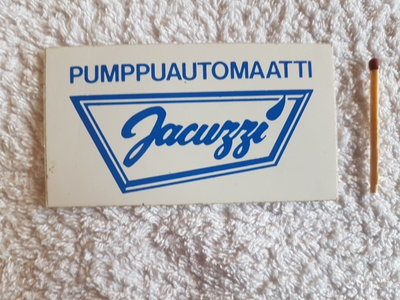 JACUZZI PUMPPU VANHA TARRA