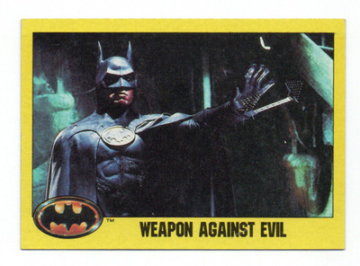 Purkkakuva BATMAN n:o 215 1989 WEAPON AGAINST EVIL.