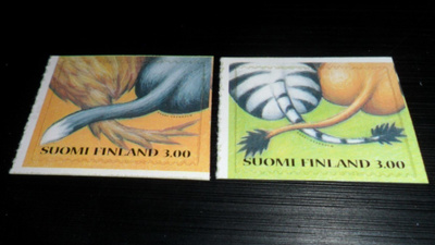 LAPE 1459-1460 ** YSTÄVYYDELLÄ-TARRAMERKIT 1999 27.1.
