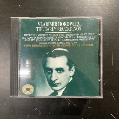 Vladimir Horowitz - The Early Recordings CD