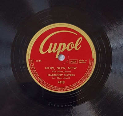 Savikiekko 1950 - Harmony Sisters - Cupol 4410