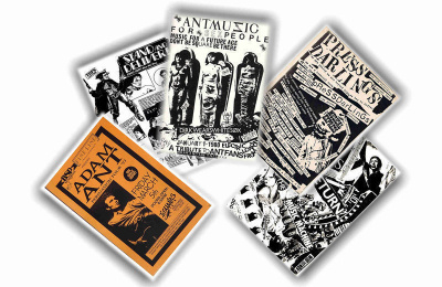ADAM & THE ANTS - julistesetti A4 x 5 (mm. UPEA lahja!) #1
