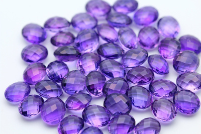 Ametisti lajitelma 2.30ct - 2.45ct, hieno väri
